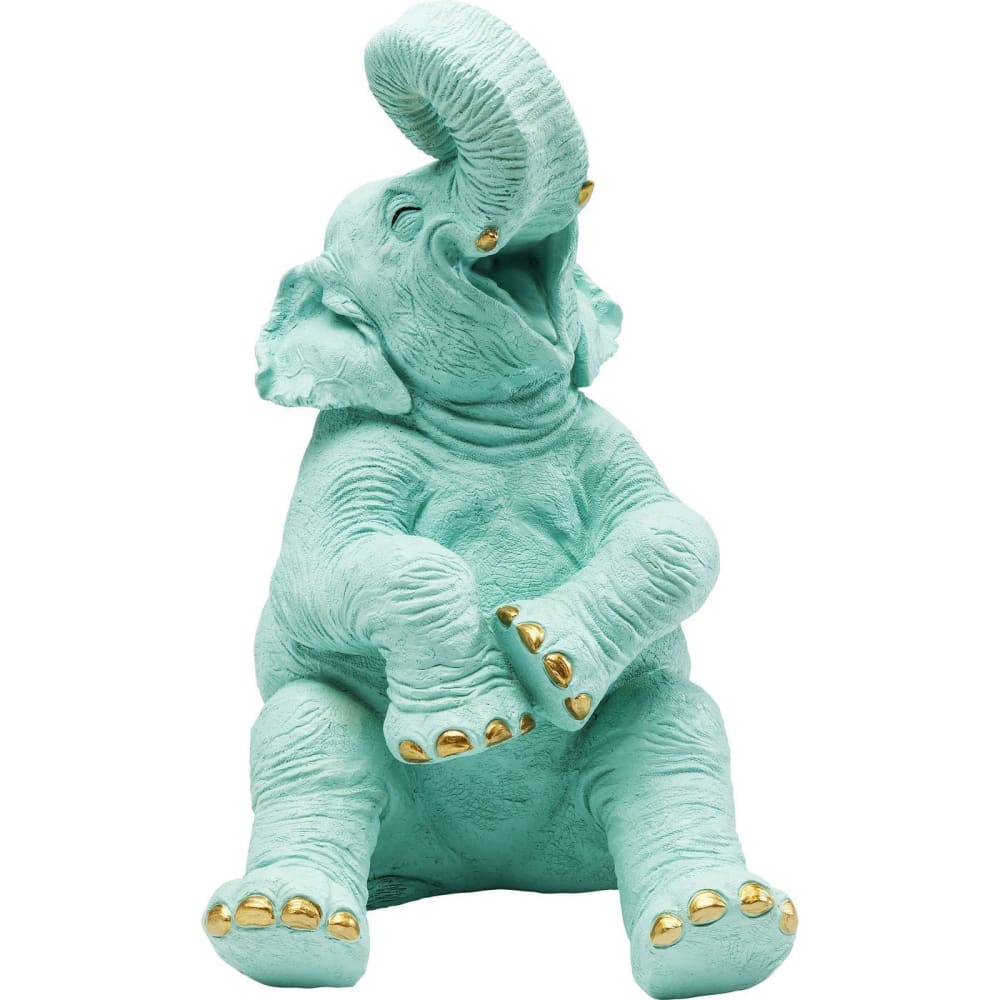 Tirelire éléphant en - bleue