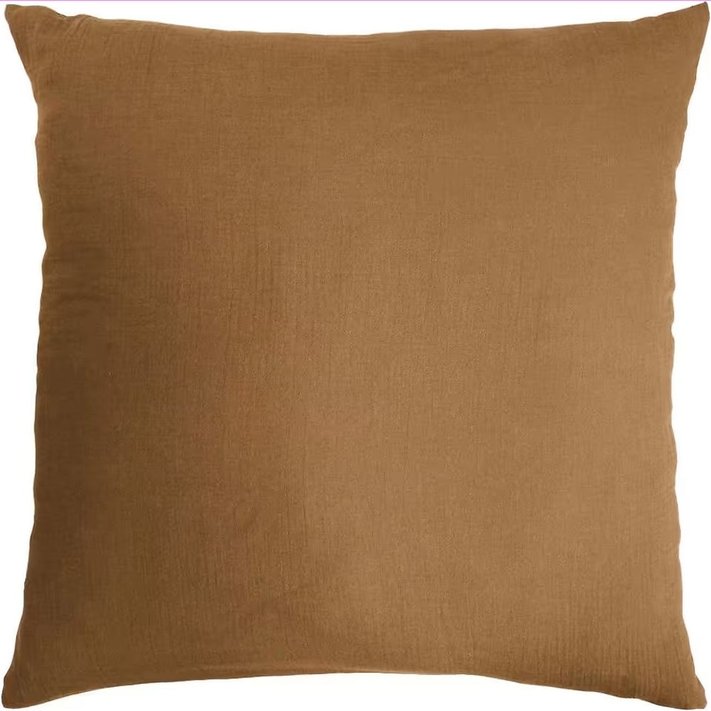 HOME COLLECTION Taie d'oreiller Marron 60x60  3001366 - Marron