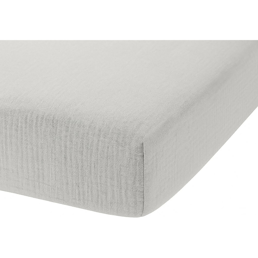 Drap housse en gaze de coton nuage 90x190 cm