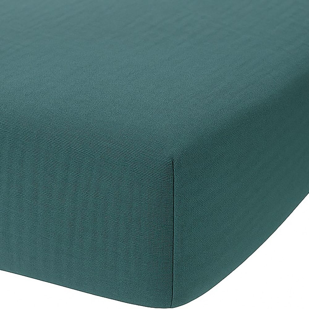 Drap housse en gaze de coton canard 90x190 cm