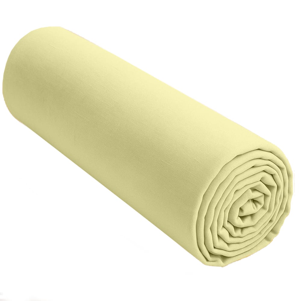 Drap housse en lin beurre 180x200 cm