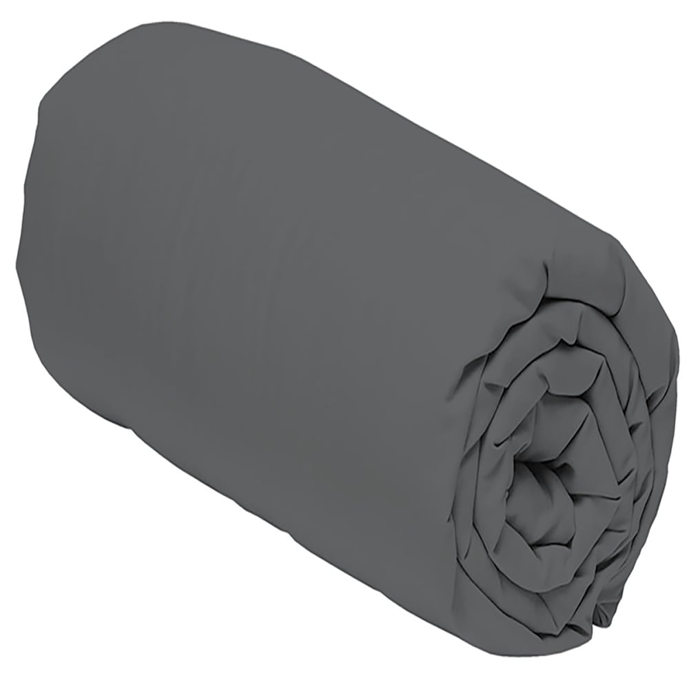 Drap housse 180x200 +30 cm Percale de Coton Blanc — vue 3