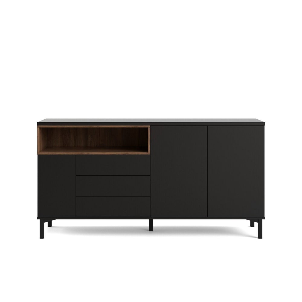 buffet portes, tiroirs - noyer