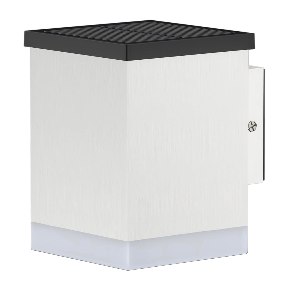 Applique murale solaire Acier Blanc 100lm