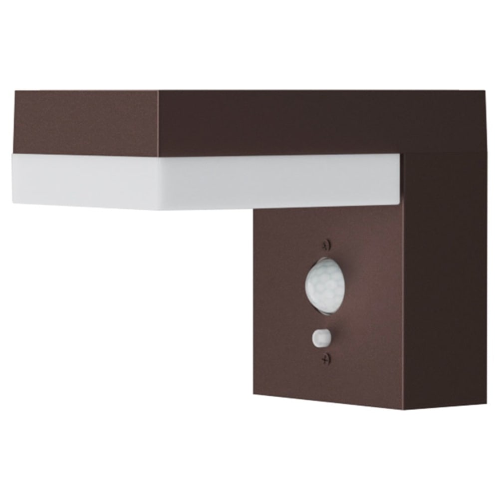 Applique murale solaire sensor Acier Marron 1000lm