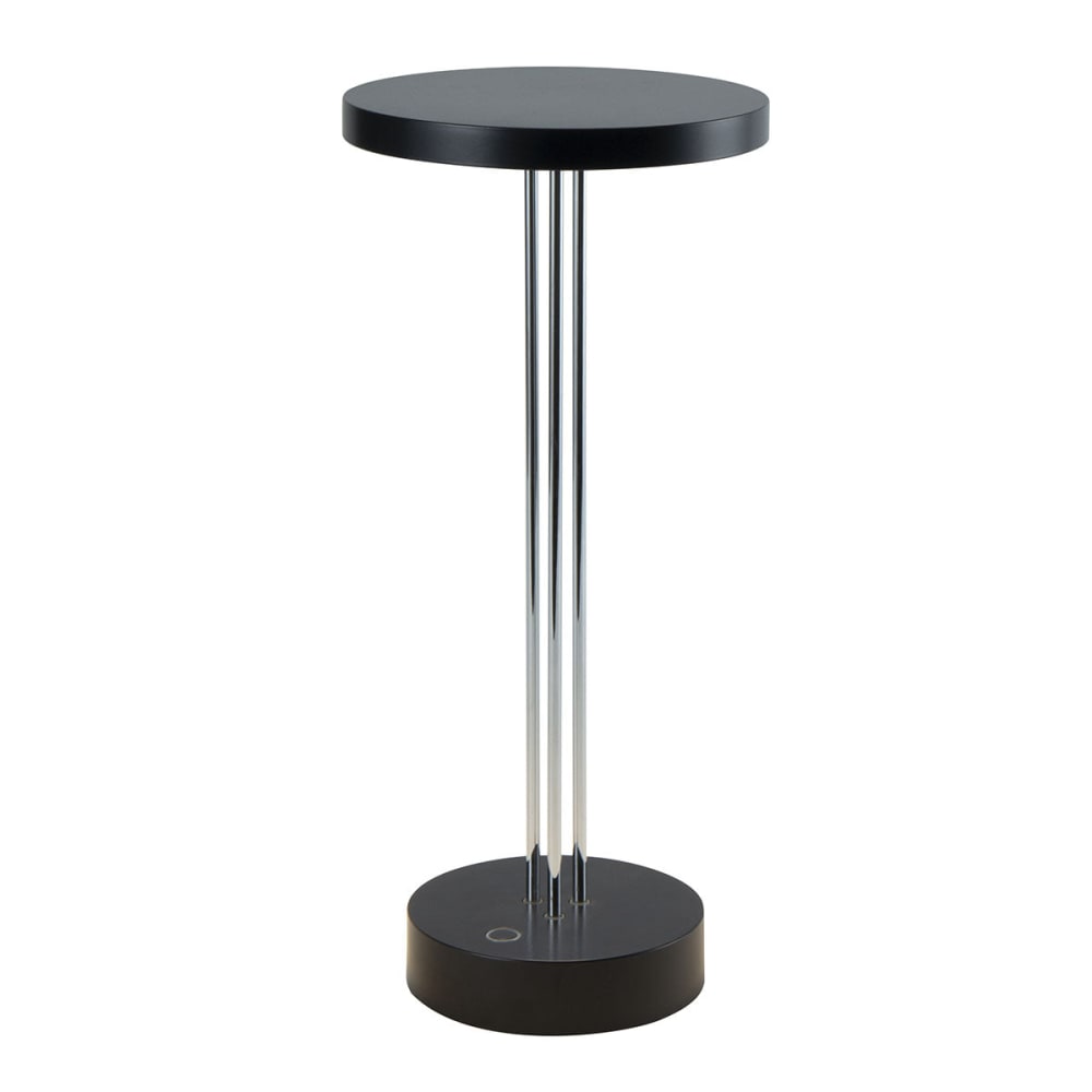Lampe de table sans fil Aluminium Noir h33cm