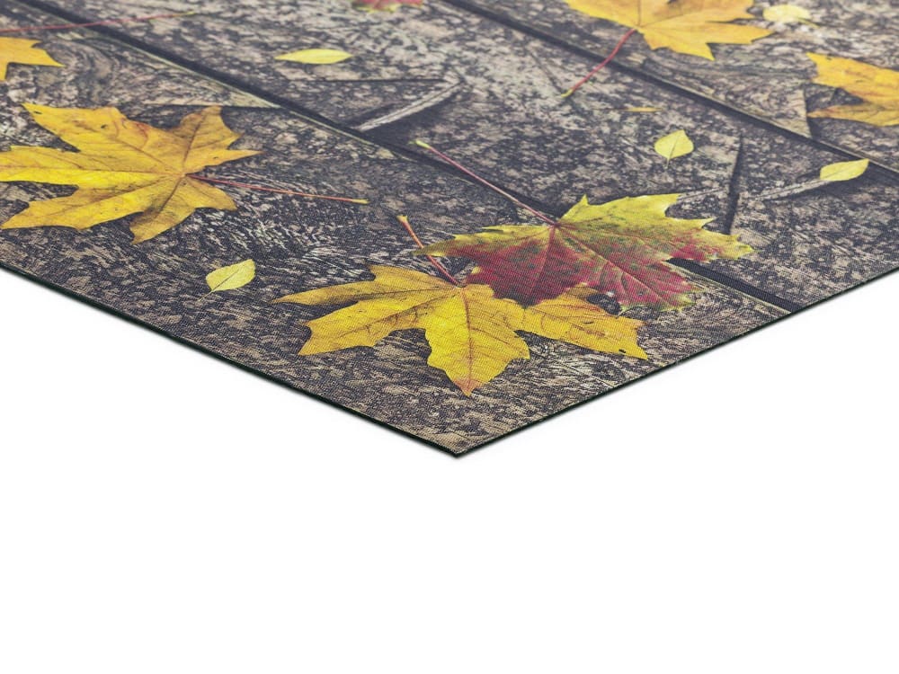 Tapis de cuisine lavable automne jaune/marron 52x100 cm — vue 4