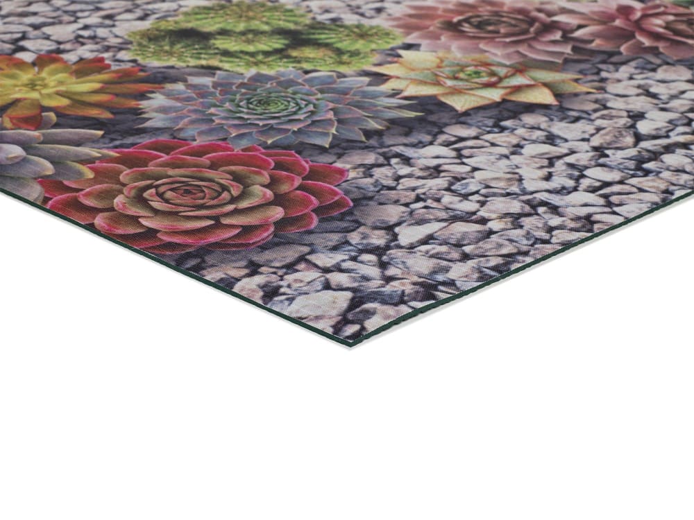 Tapis de cuisine lavable cactus gris/multicolore 52x200 cm — vue 4