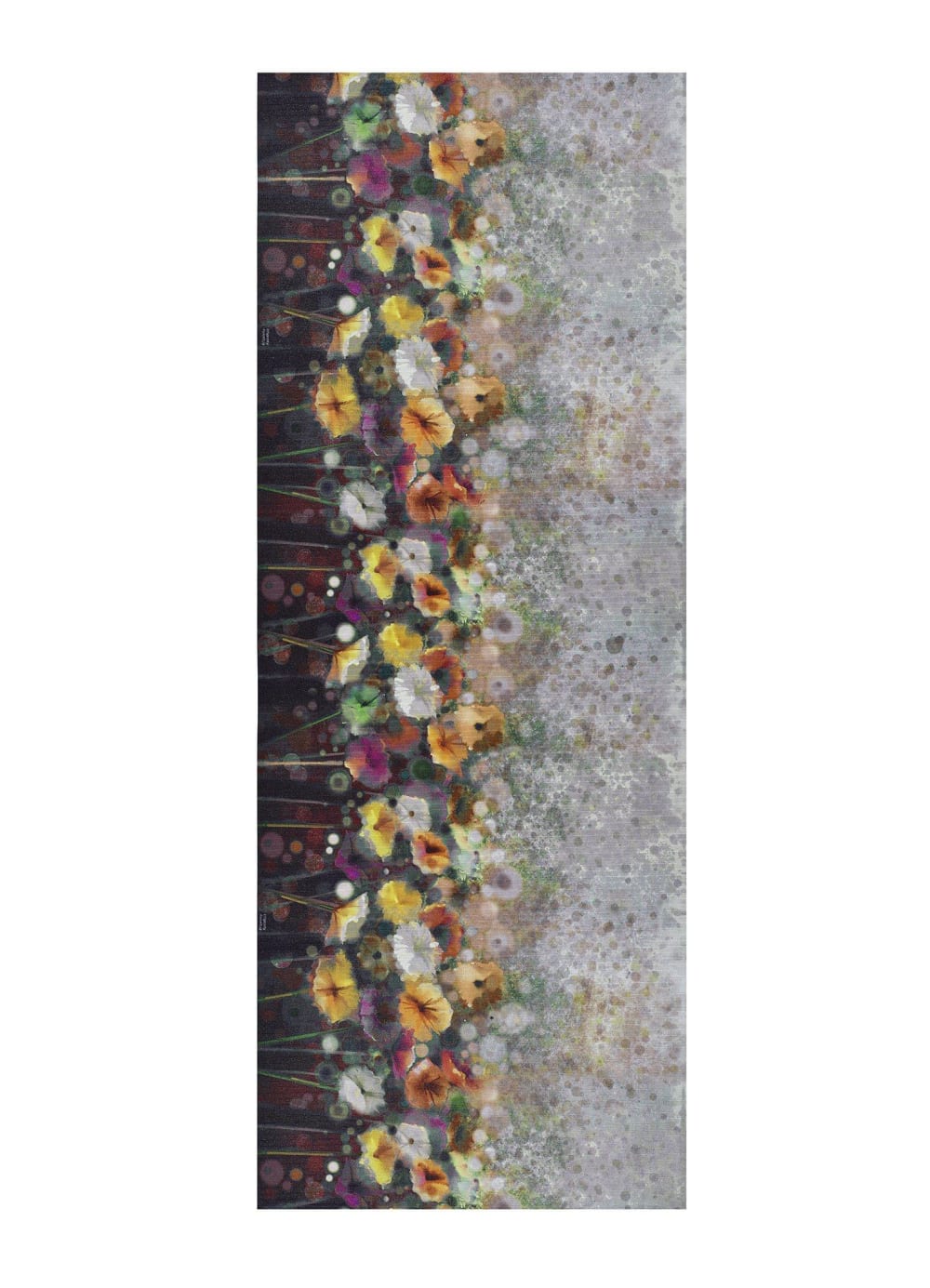Tapis de cuisine lavable fleurs multicolore 52x100 cm