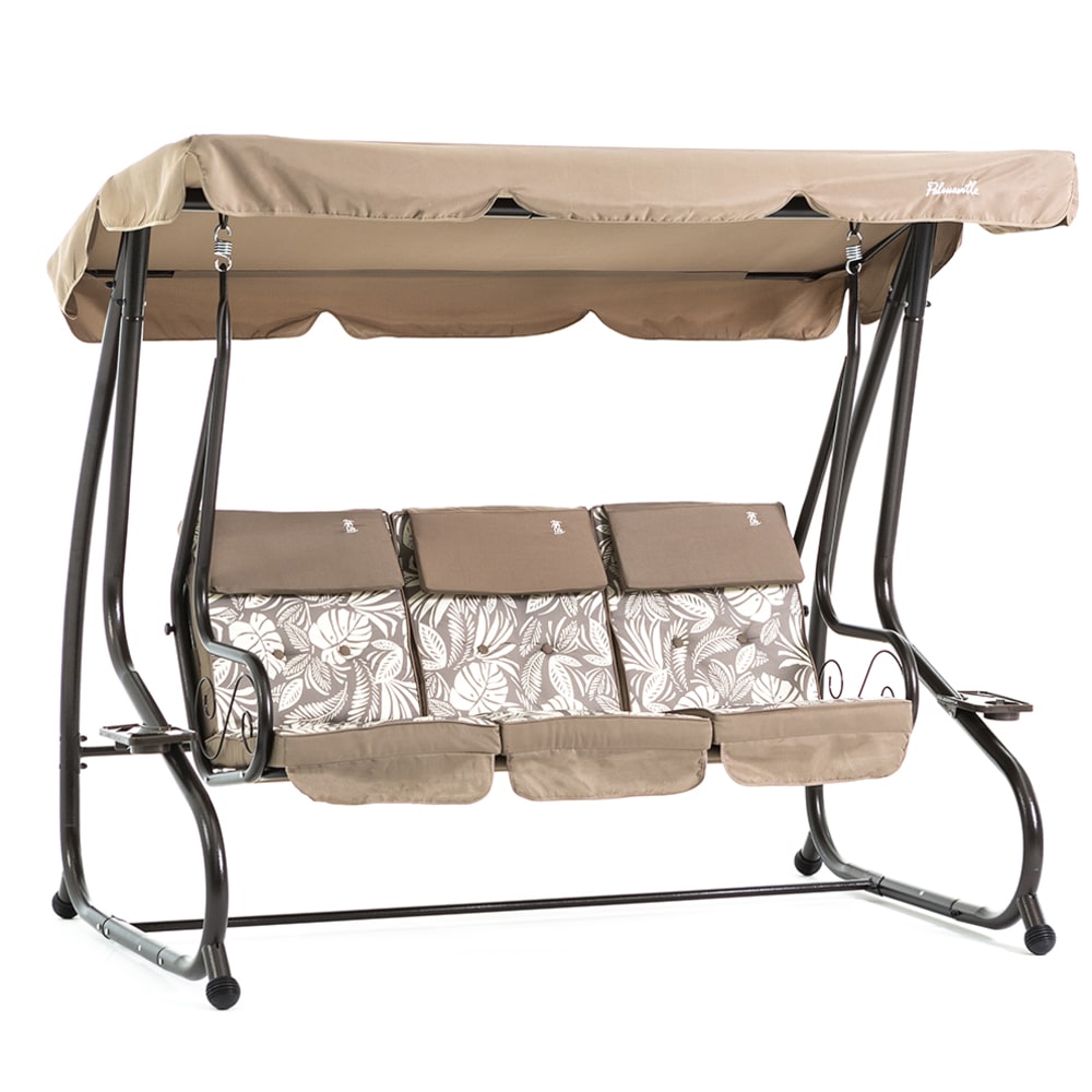 balancelle 3 places taupe