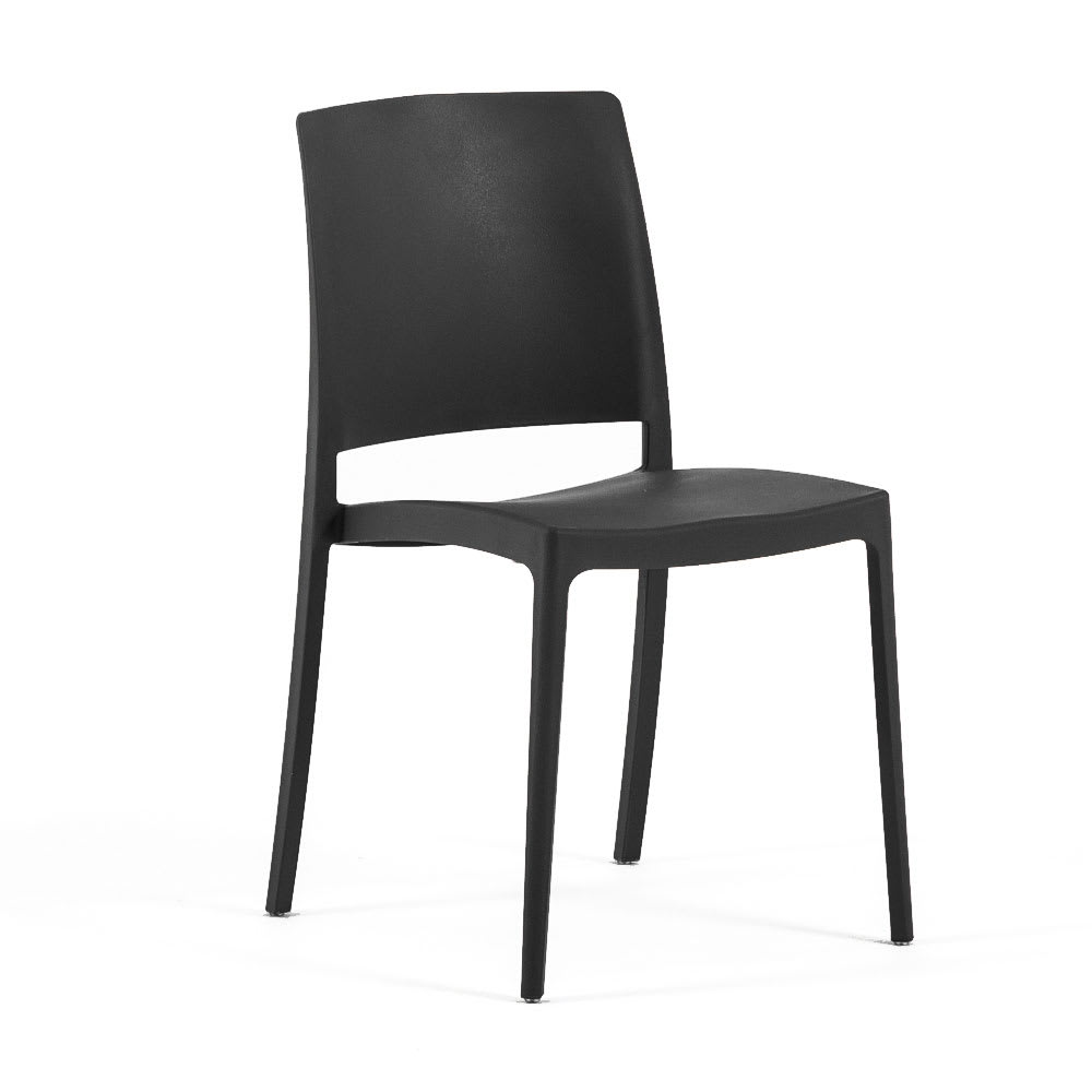 Lot 6 chaises jardin - noir