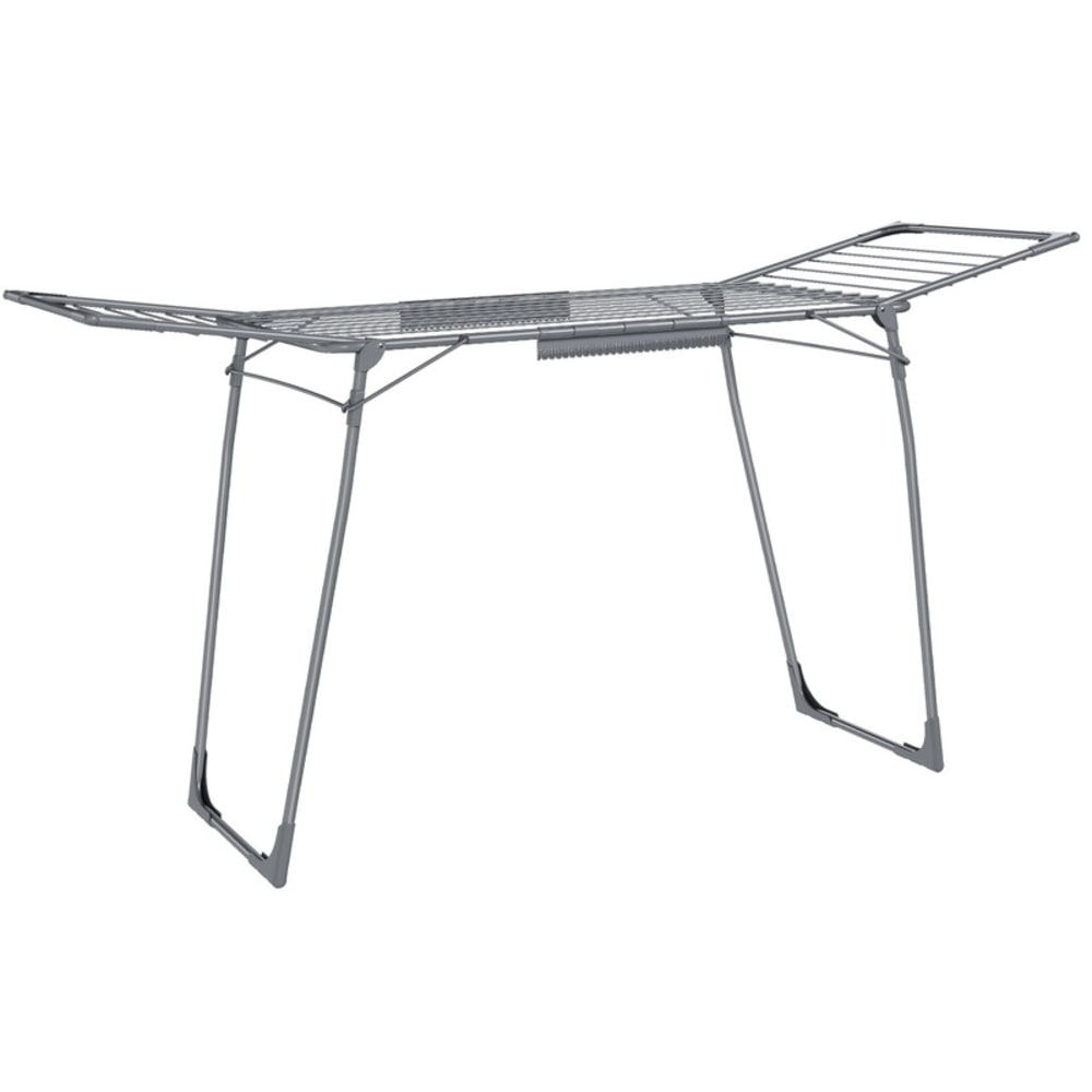 Étendoir à linge 62 x 173 x 96,5 cm gain de place gris