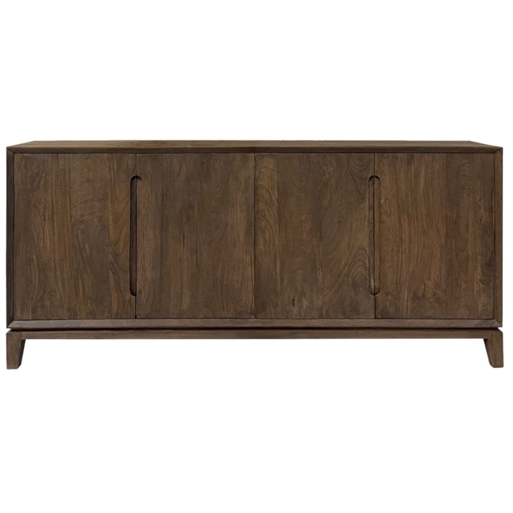 Moloo 190 cm Sideboard aus gebürstetem Massivholz Braun
