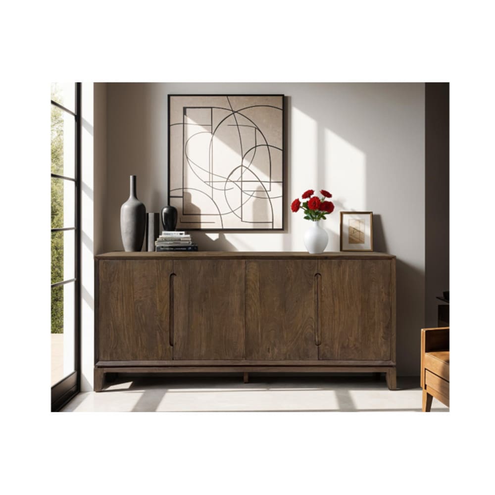 190 cm Sideboard aus gebürstetem Massivholz - Maisons Du Monde
