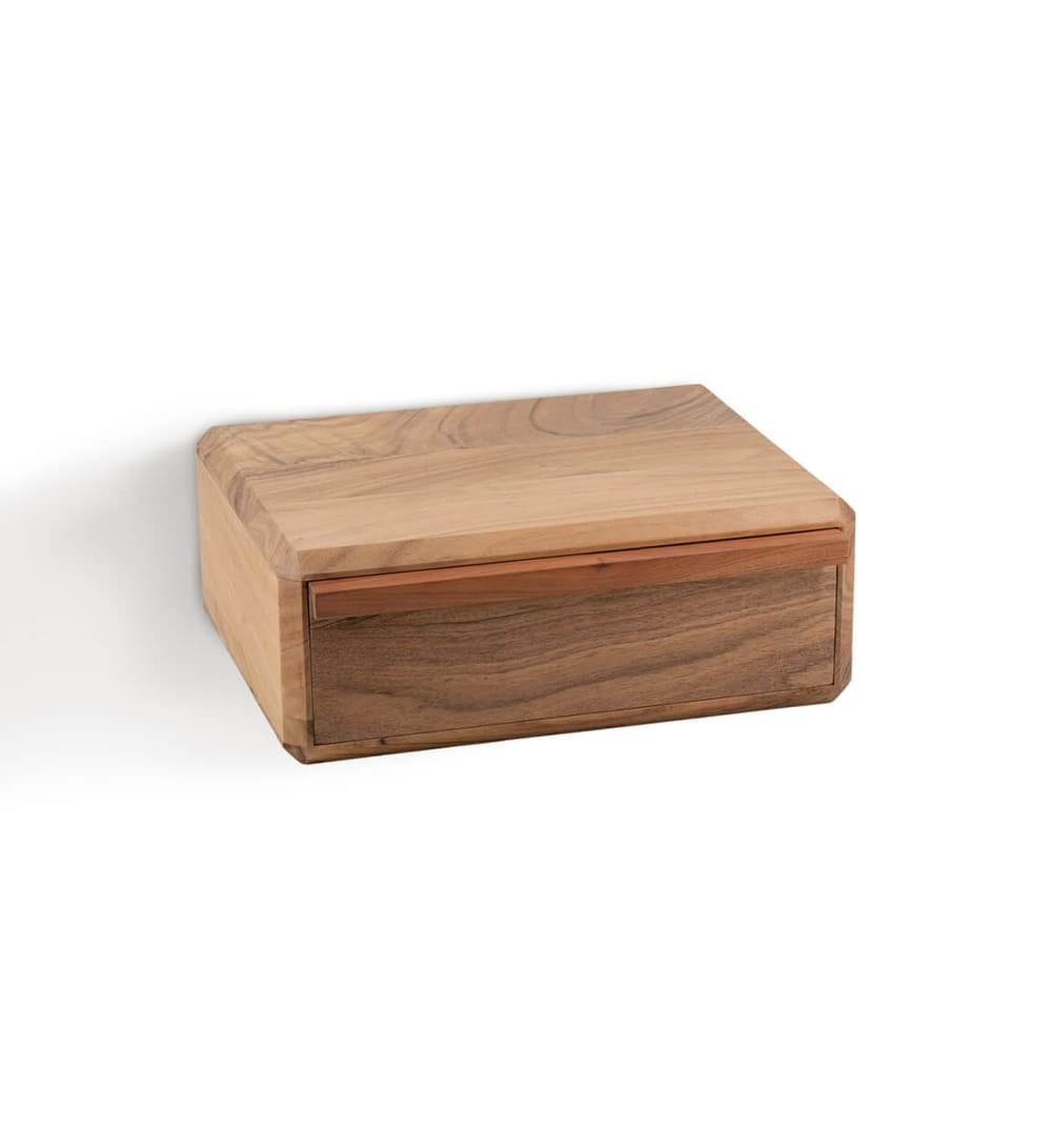Table flottante en bois