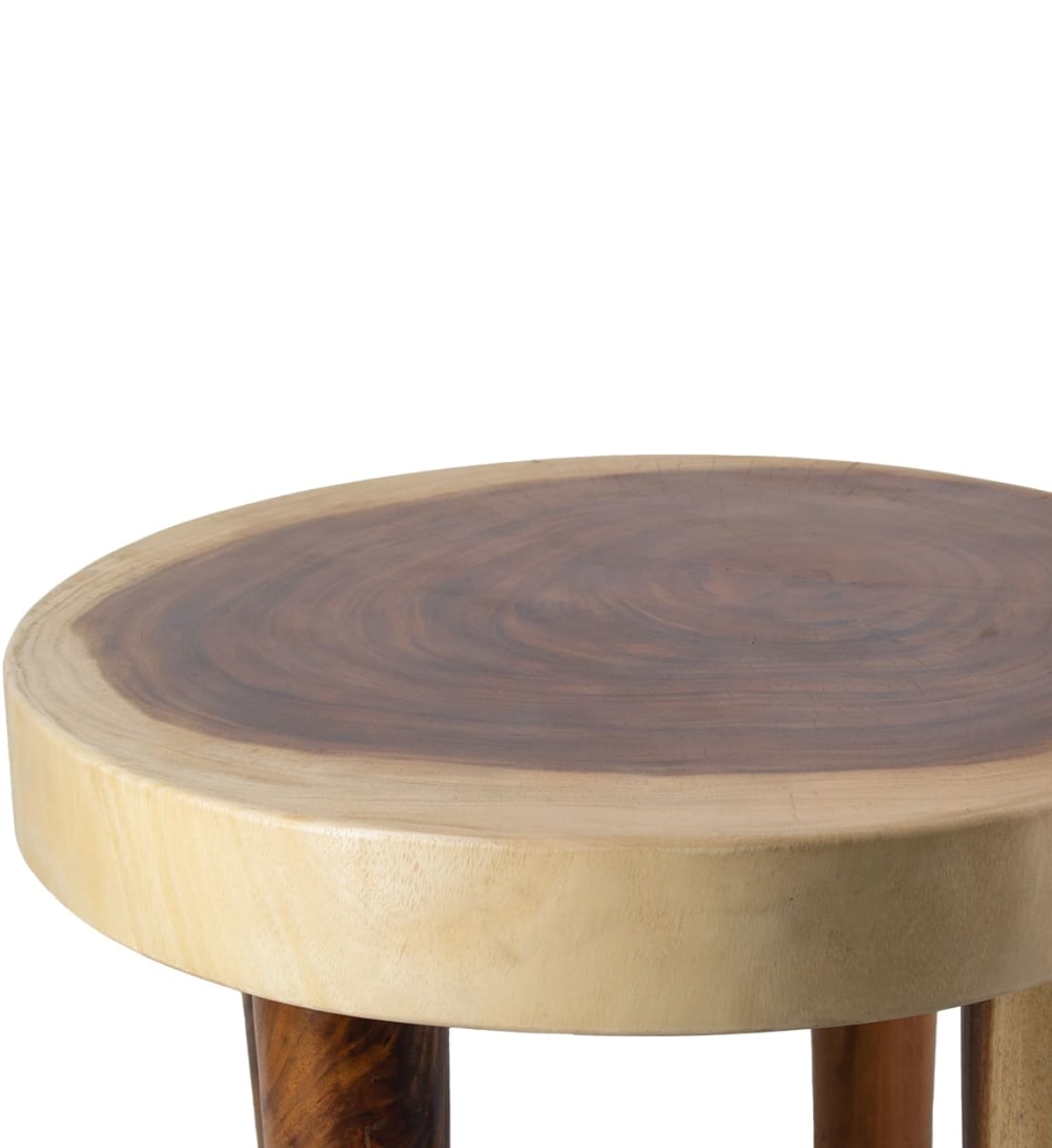 Couchtisch aus braunem Holz Ø 60 cm - Maisons Du Monde