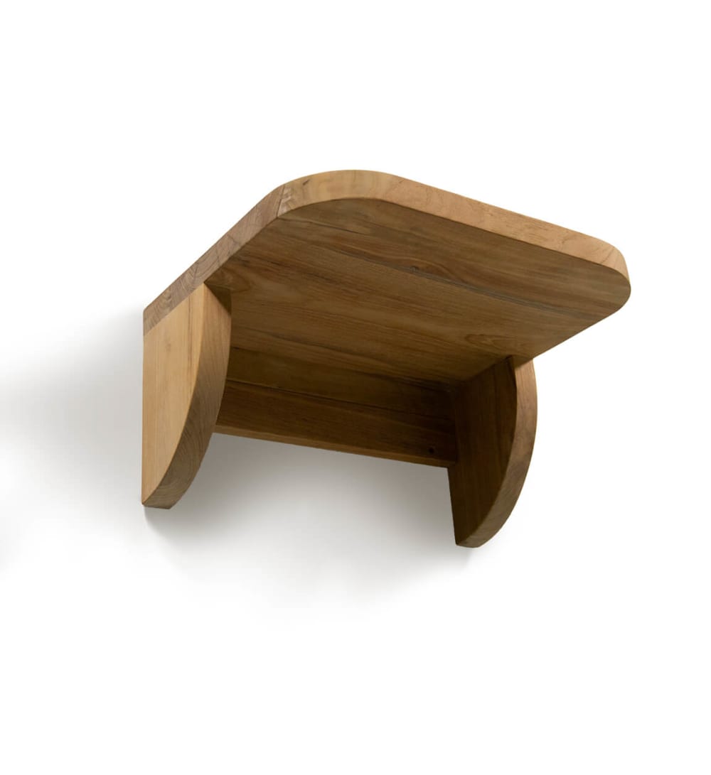 Étagère en teck beige L 40 cm