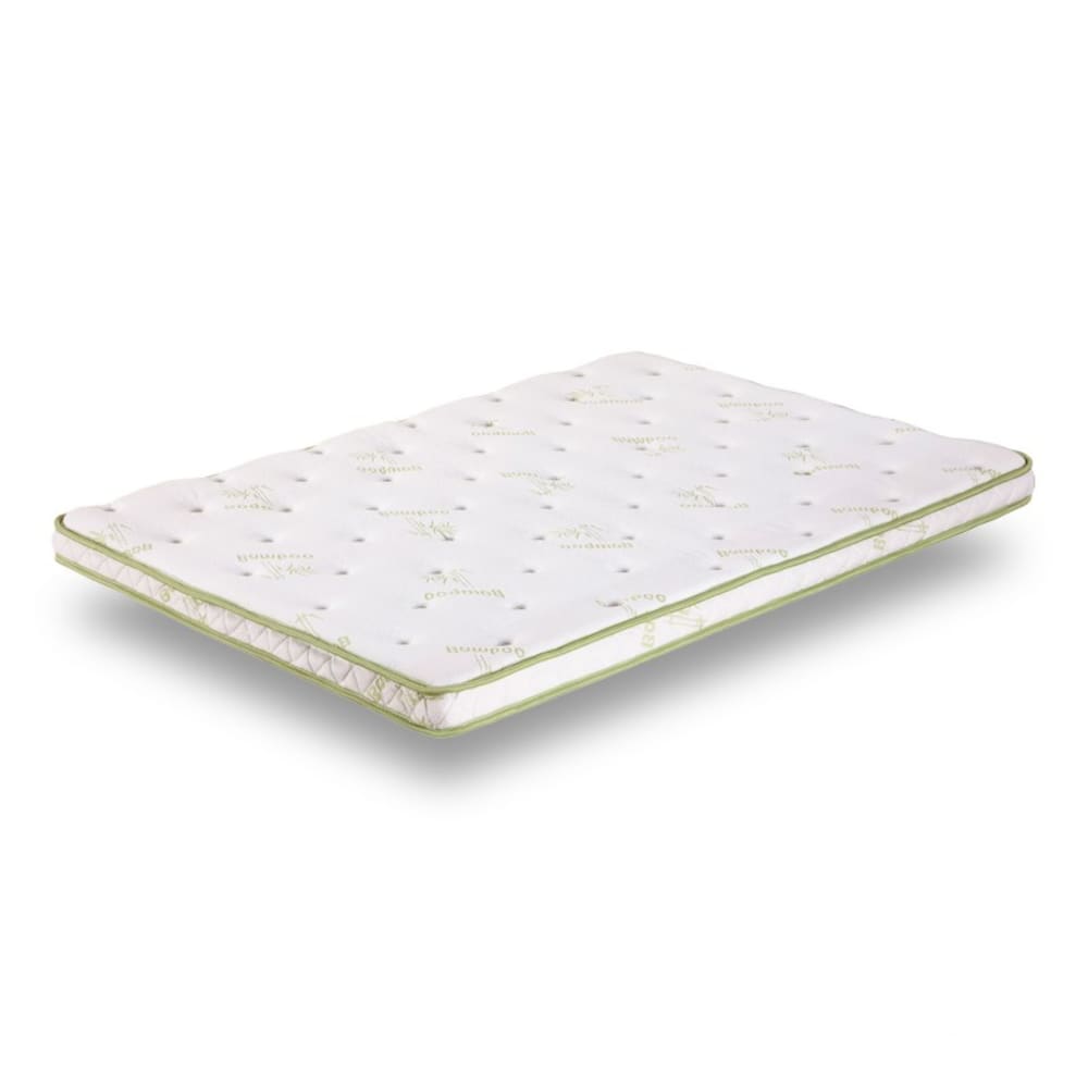 Surmatelas à mémoire de forme 8 cm fibres de bambou 200x200 cm