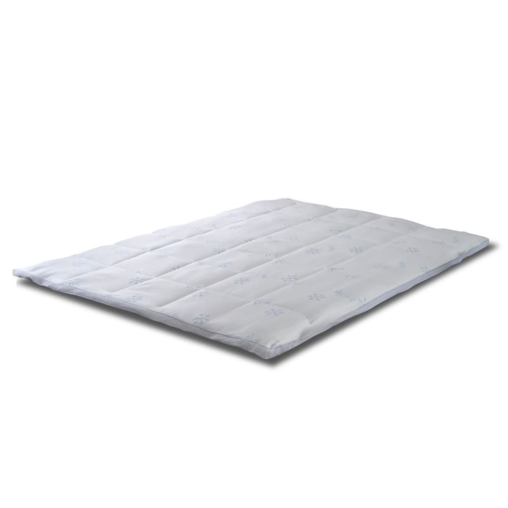 Surmatelas été tissu rafraîchissant moelleux 160x200 cm