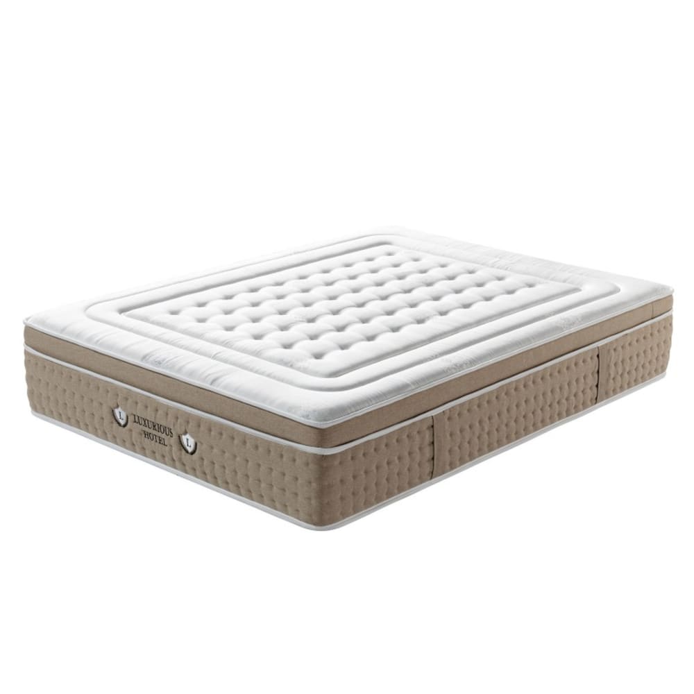 Reca Bedding Memoryschaum-Matratze 33 cm, mittelfester Komfort, 180x200 cm Beige Stoff