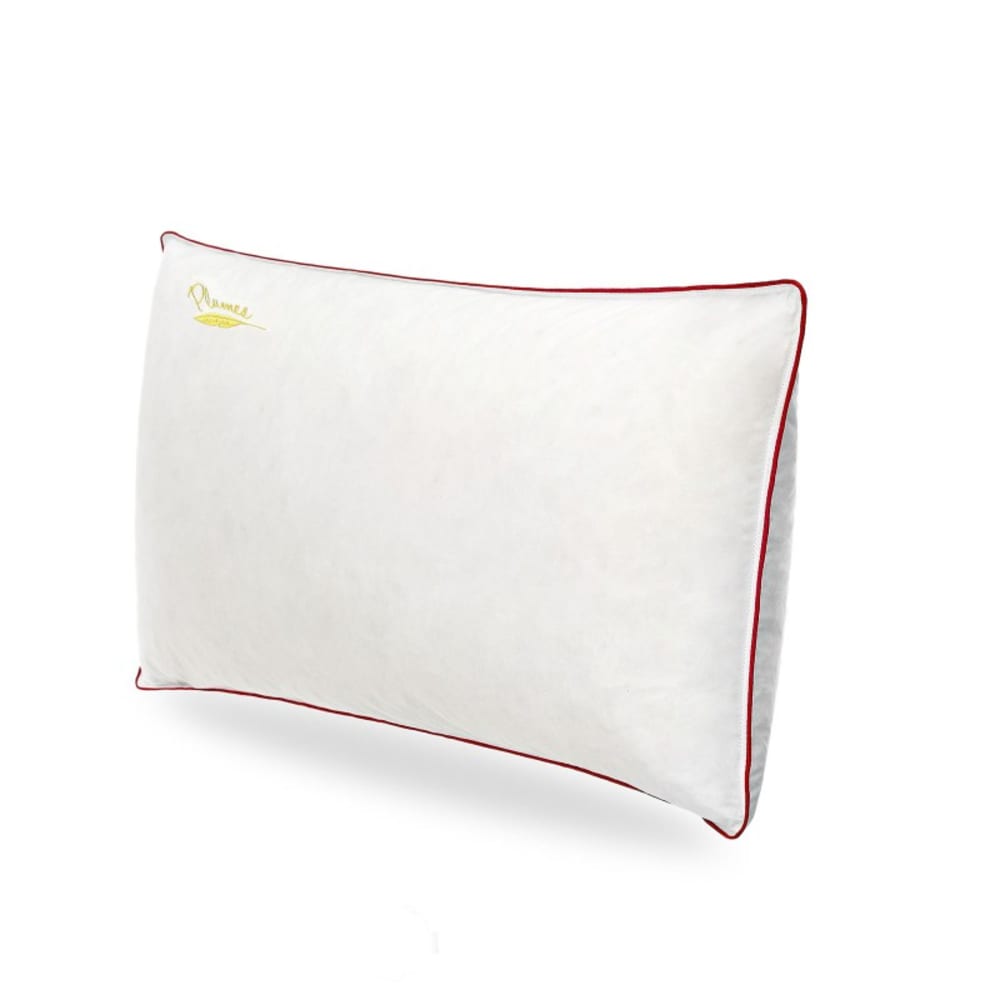 Reca Bedding Weiches Kissen aus natürlichen Entenfedern 40x70 cm Weiß