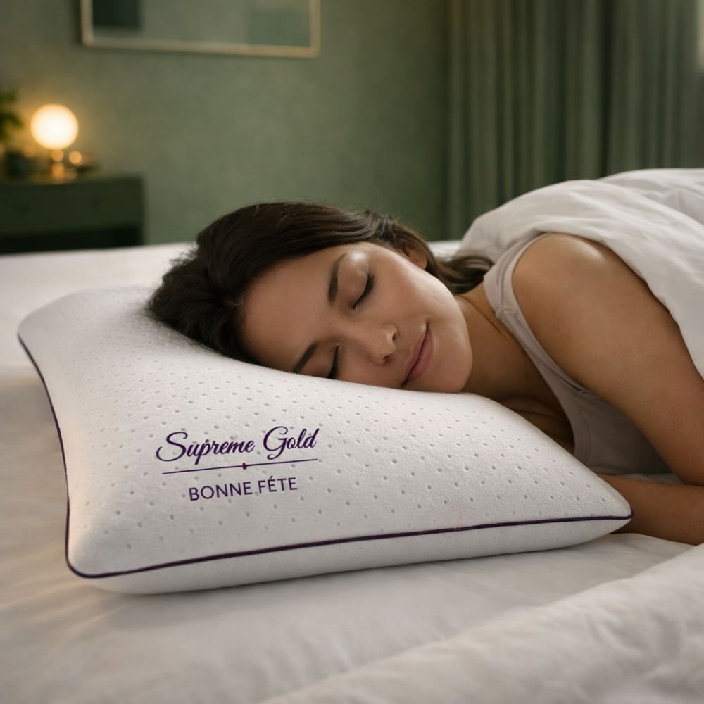 Reca Bedding Abnehmbares und waschbares Memory-Schaum-Kopfkissen 60x60 cm Weiß Pes - Polyester