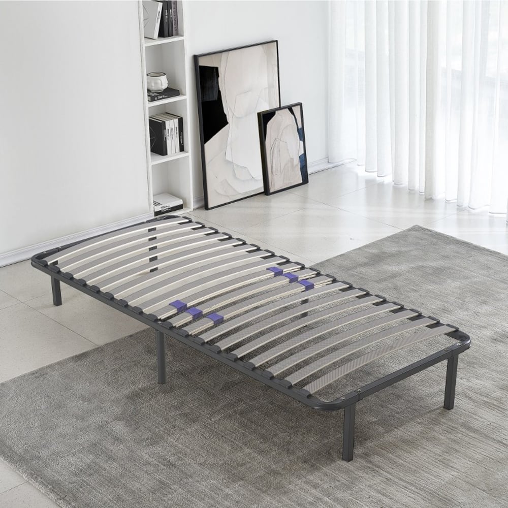 Lattenrost mit Metallrahmen, 6-fach verstellbar 90x190 cm -