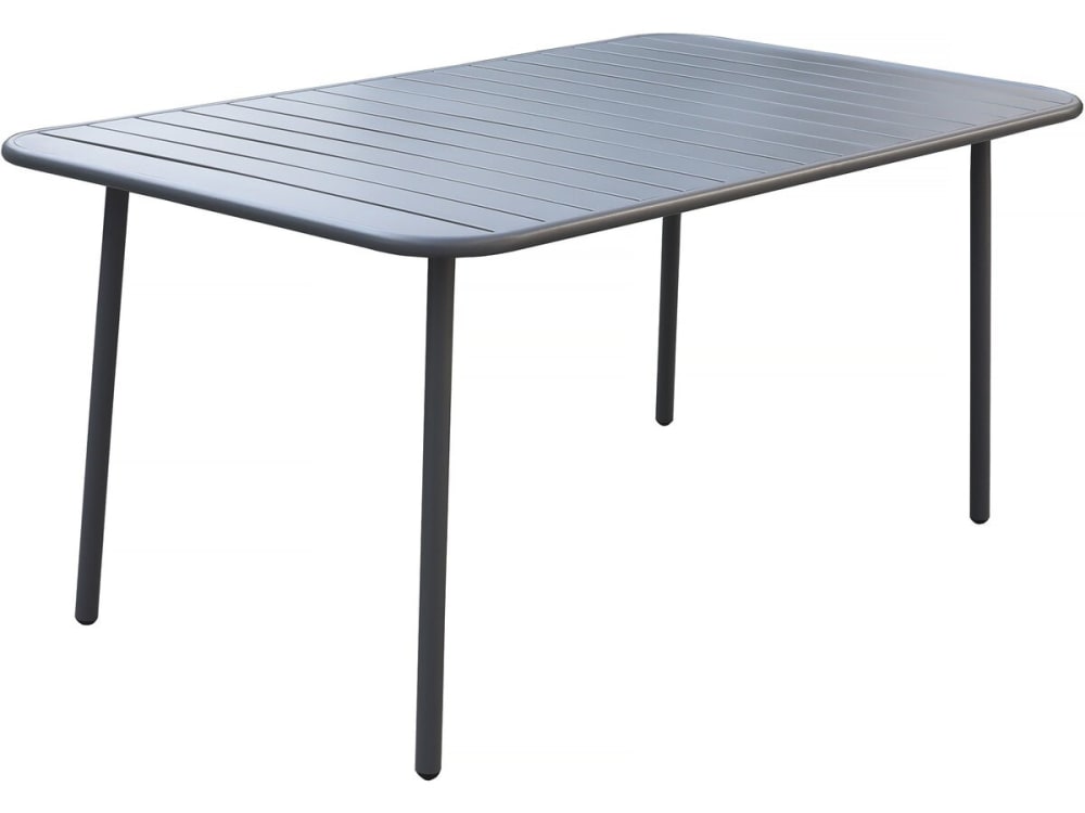 Table de jardin en acier