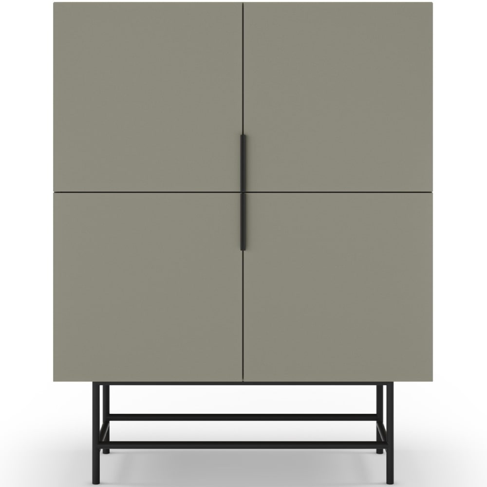 Buffet+4+portes+vert+100+cm