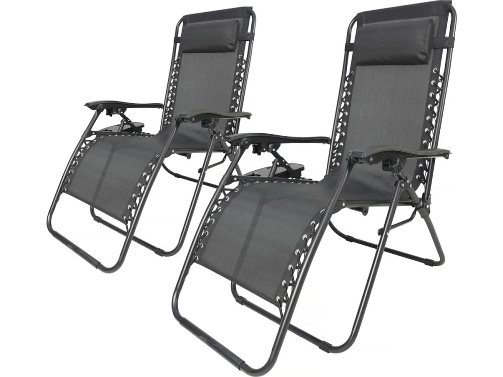 Lot de 2 fauteuils jardin