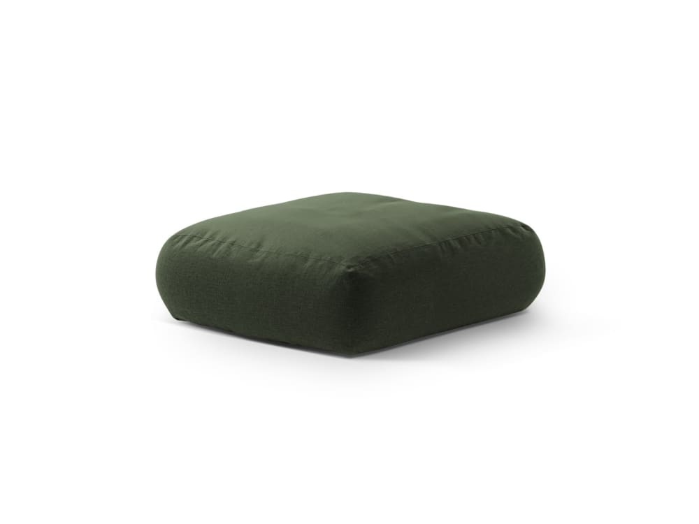 pouf en tissu structurel - vert