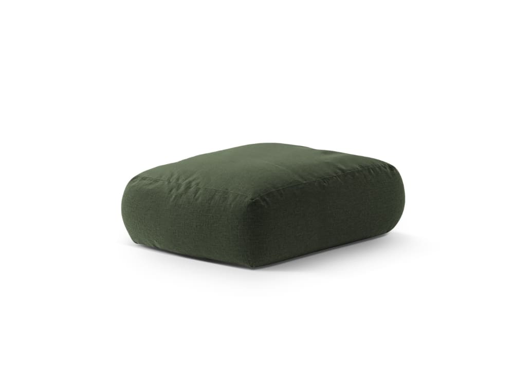 pouf en tissu structurel - vert
