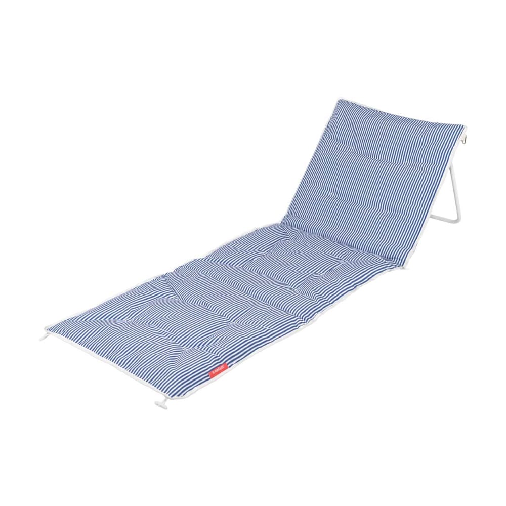 Chaise de Plage Polyester Pliable Bleu