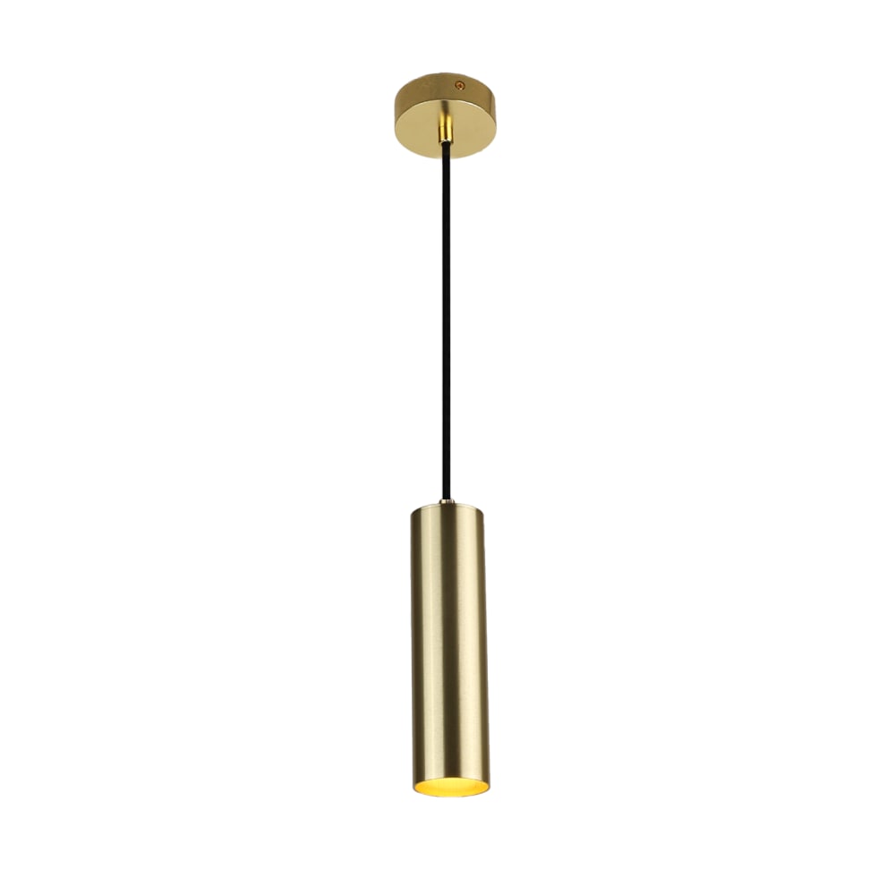 Alpinaluz Hängelampe aus goldenem Aluminium Ø20 cm mit GU10-Fassung style modern - Aluminium