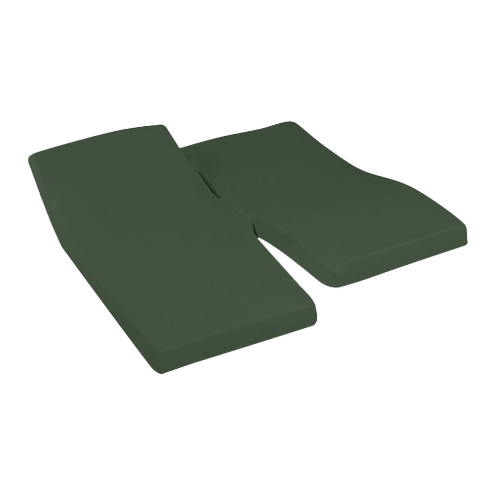 Drap-housse percale coton pour lit articulé eucalyptus 140x190 cm — vue 4