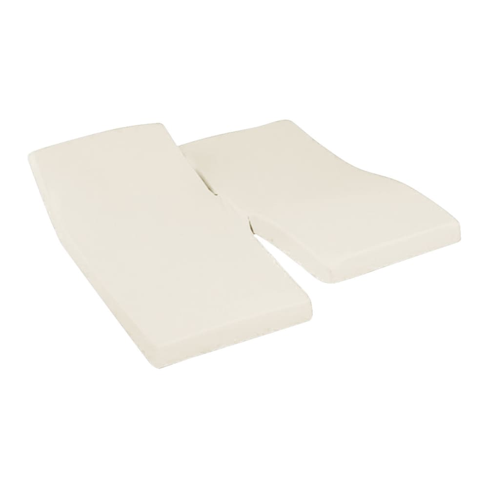 Drap-housse percale coton pour lit articulé ecru 140x190 cm — vue 4