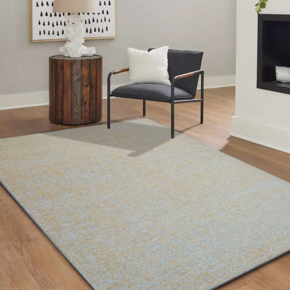 Tapis en laine jaune or 160x230 — vue 3