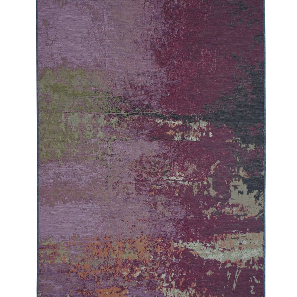 Tapis extérieur intérieur vintage marron multicolore 123x180