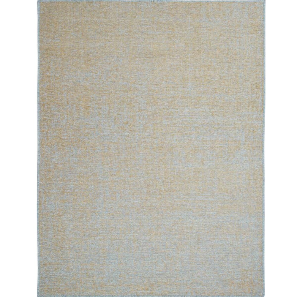 Tapis en laine jaune