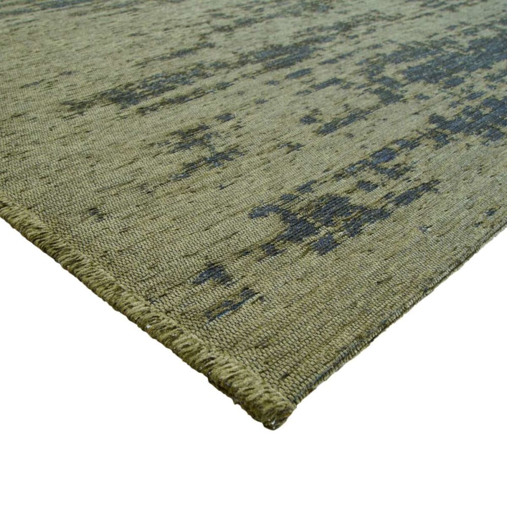 Tapis abstrait moderne vert kaki 160x230 — vue 4