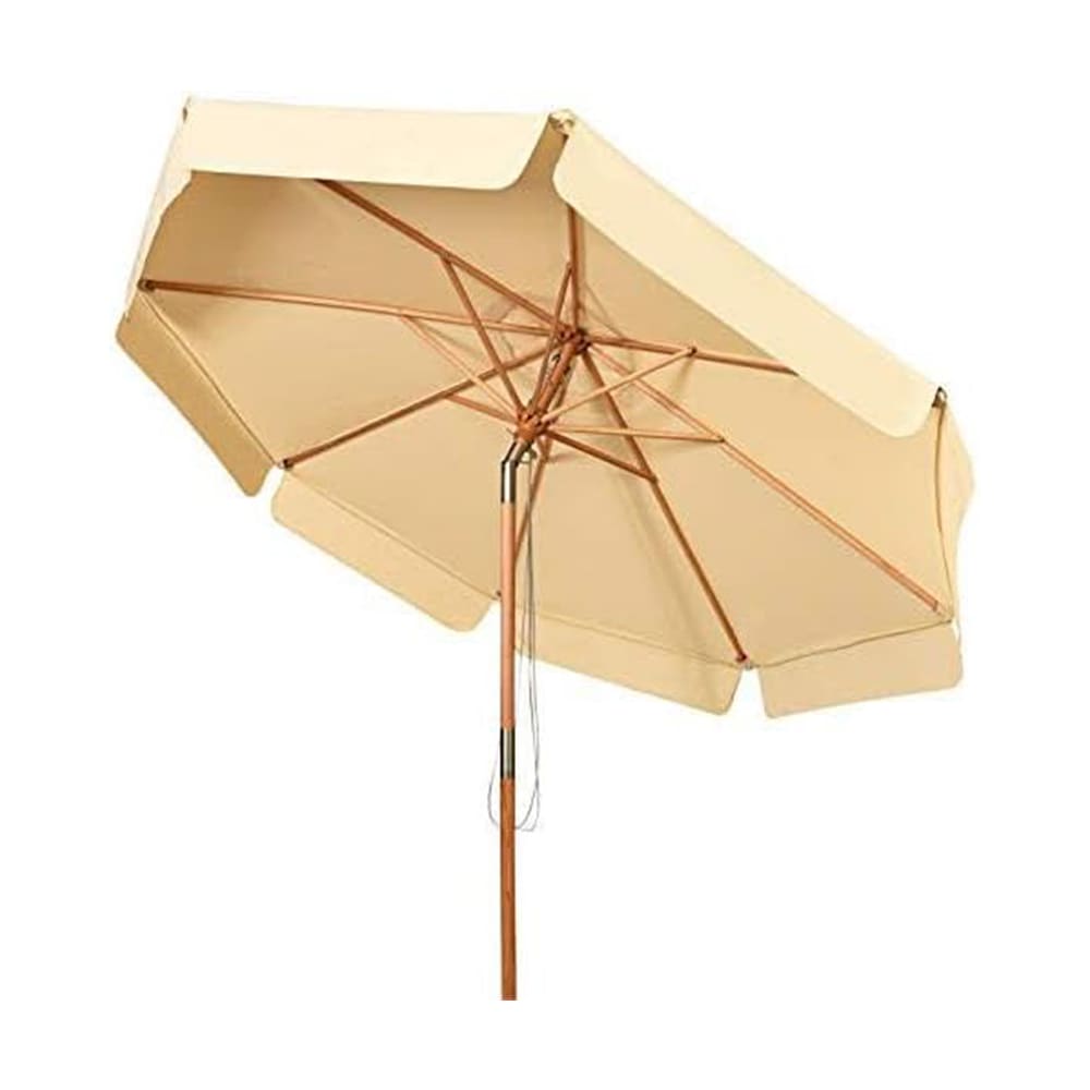 Parasol de jardin extérieur beige sans pied