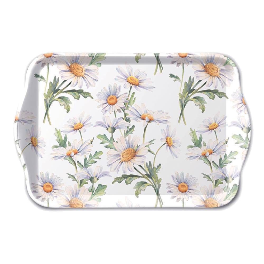Petit plateau rectangulaire marguerites Petit plateau rectangulaire marguerites