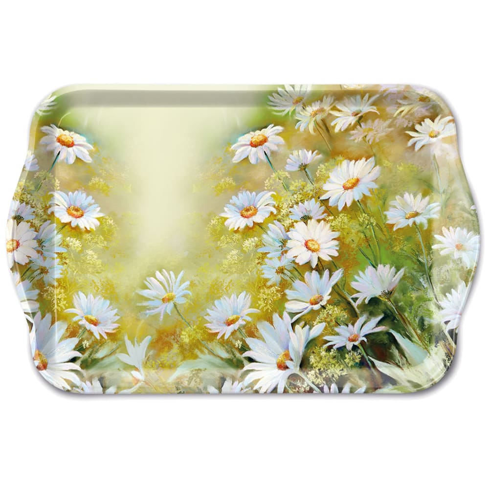 Mini plateau rectangulaire pâquerettes Mini plateau rectangulaire pâquerettes
