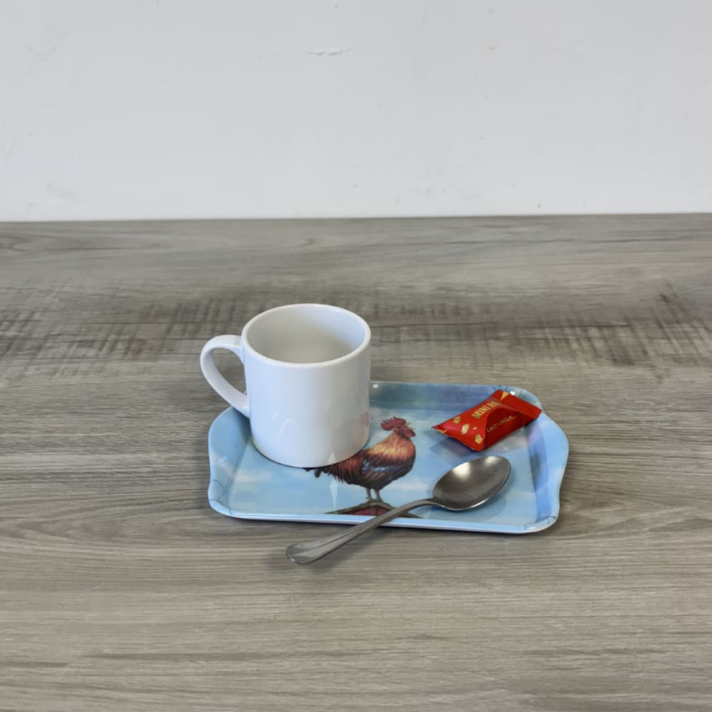 Mini plateau rectangulaire bleu coq - Maisons du Monde