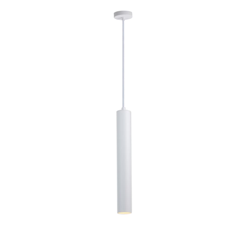 Plafonnier minimaliste aluminium blanc, GU10 Ø40 cm
