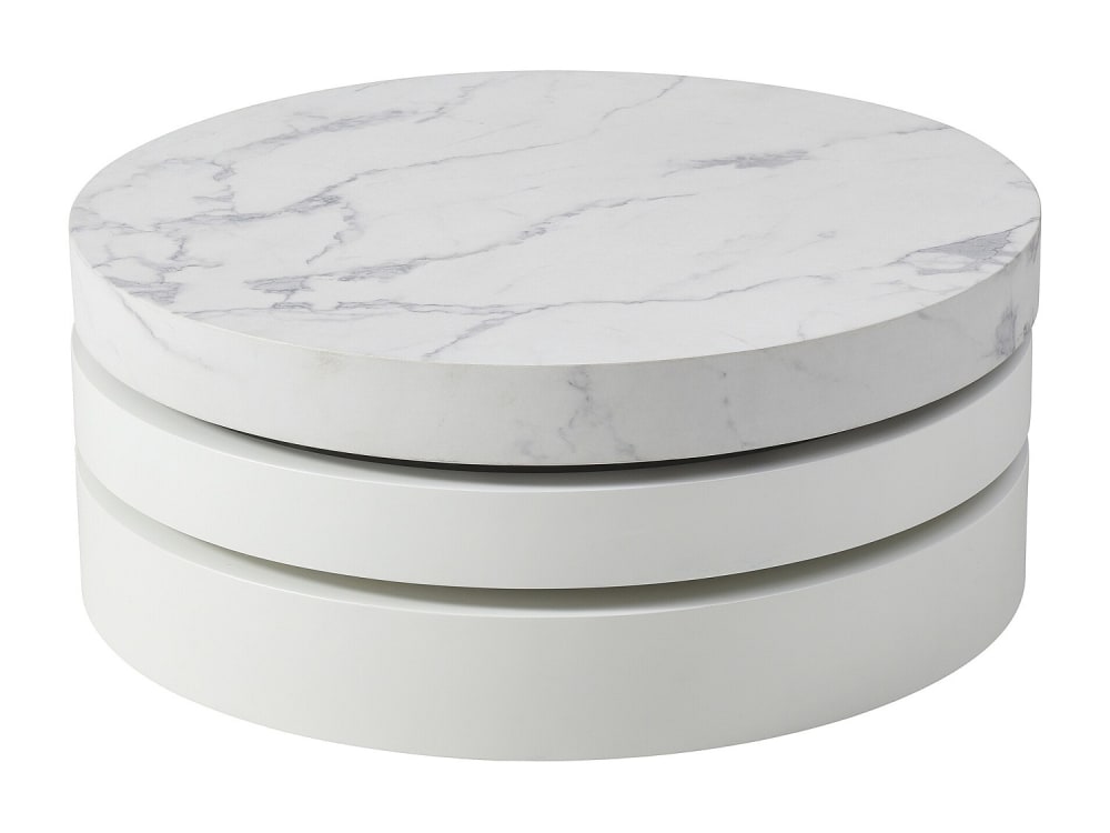 Table basse mdf blanc