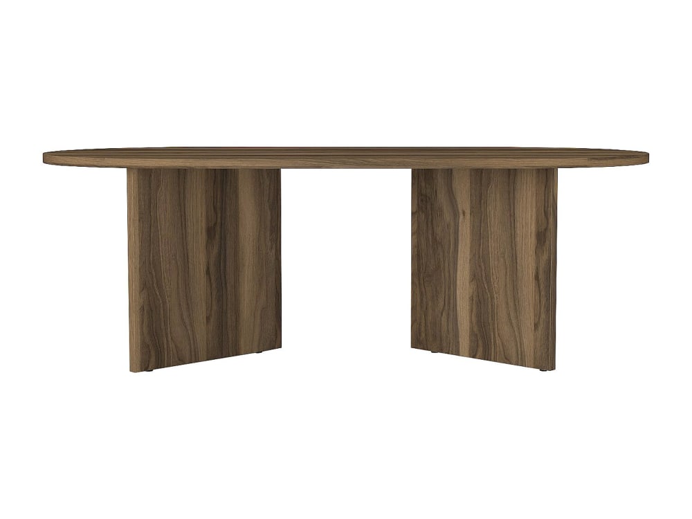 Table basse panneau de particule naturel foncé Table basse panneau de particule naturel foncé