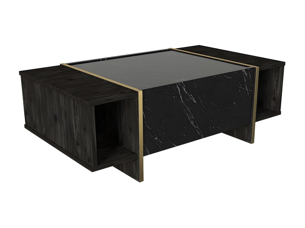 Table basse effet bois