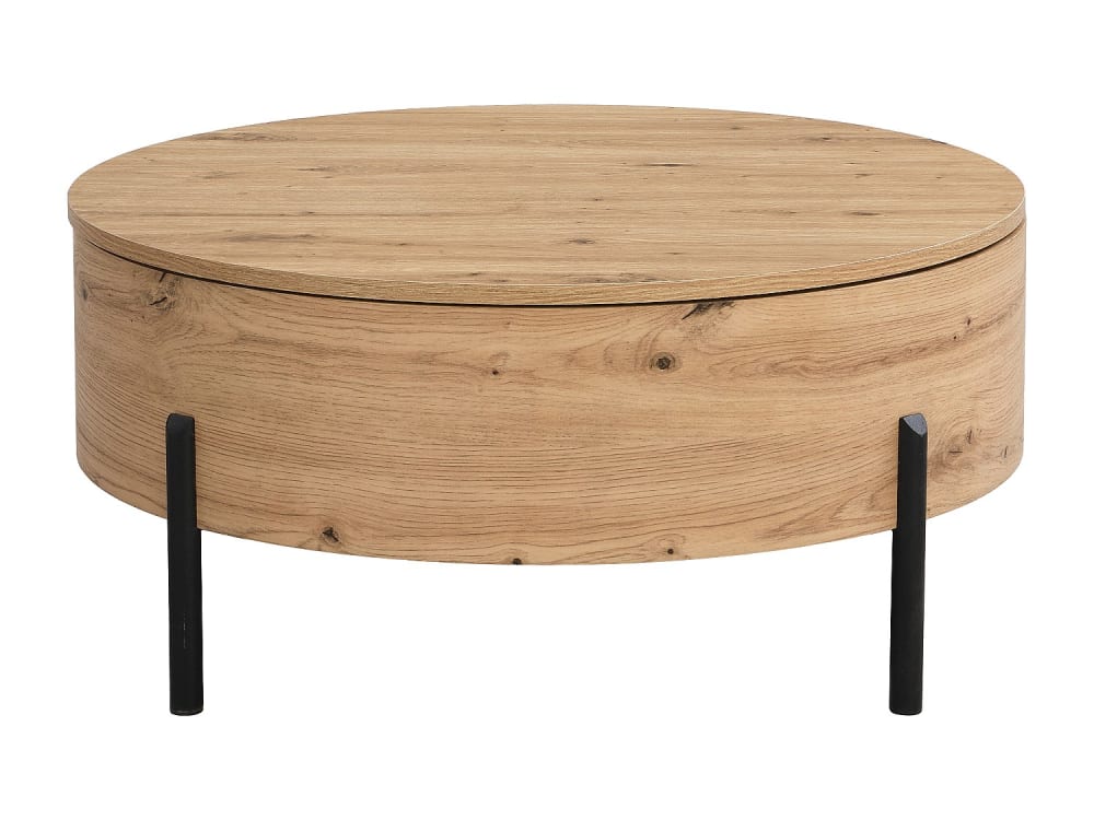 Table basse effet bois