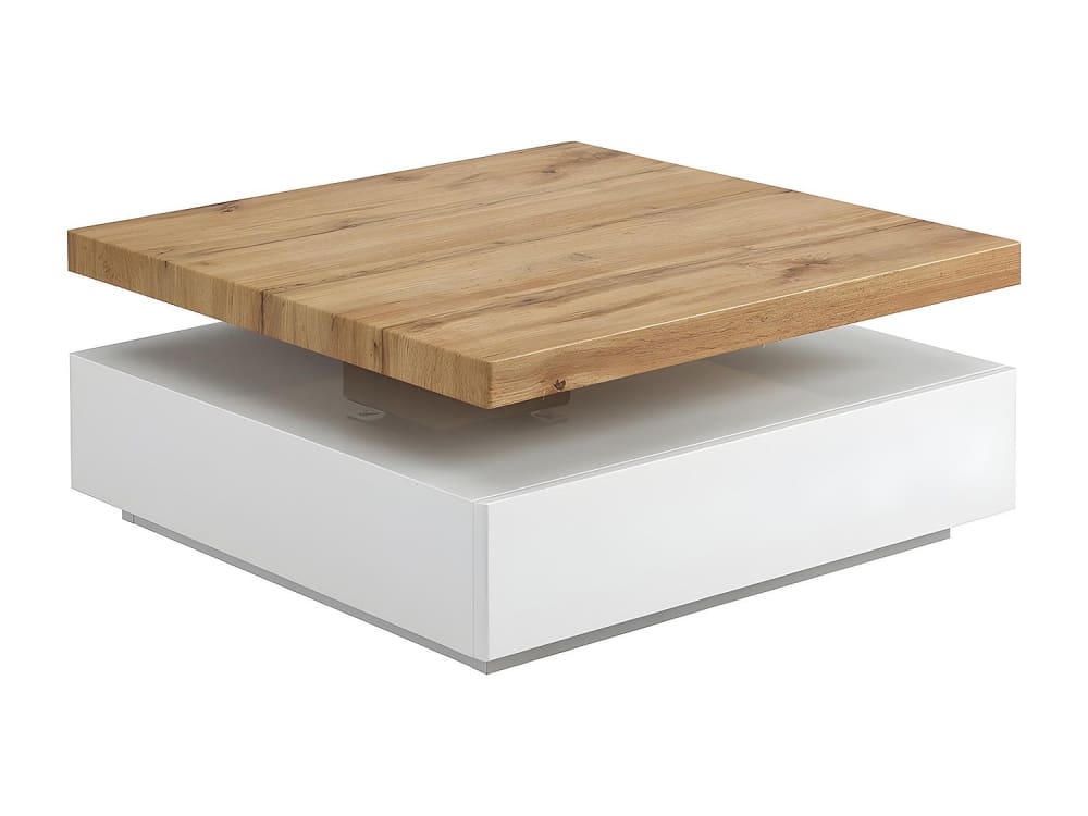 Table basse effet bois